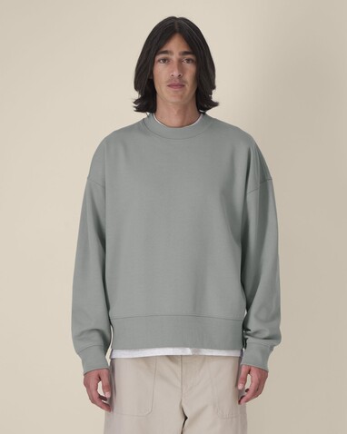 Ryler - Das Boxy Rundhals-Unisex-Sweatshirt aus recycelter Baumwolle - Misty Grey - XXL bedrucken, Art.-Nr. STSU255C1382X Ryler - Das Boxy Rundhals-Unisex-Sweatshirt aus recycelter Baumwolle - Misty Grey - XXL bedrucken, Art.-Nr. STSU255C1382X