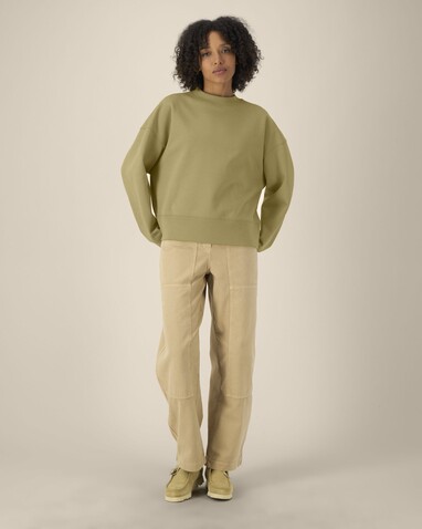 Ryler - Das Boxy Rundhals-Unisex-Sweatshirt aus recycelter Baumwolle - Faded Olive - XXS bedrucken, Art.-Nr. STSU255C1532S Ryler - Das Boxy Rundhals-Unisex-Sweatshirt aus recycelter Baumwolle - Faded Olive - XXS bedrucken, Art.-Nr. STSU255C1532S