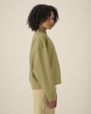 Ryler - Das Boxy Rundhals-Unisex-Sweatshirt aus recycelter Baumwolle - Faded Olive - XL bedrucken, Art.-Nr. STSU255C1531X Ryler - Das Boxy Rundhals-Unisex-Sweatshirt aus recycelter Baumwolle - Faded Olive - XL bedrucken, Art.-Nr. STSU255C1531X