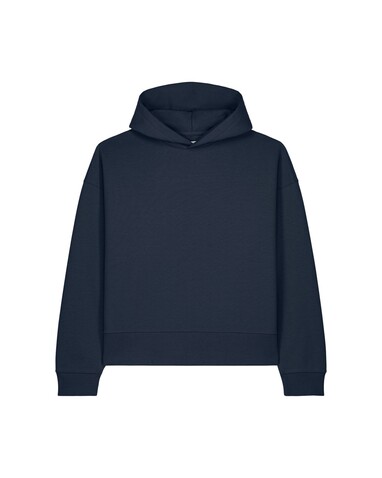 Voicer - Der Boxy Unisex-Hoodie aus recycelter Baumwolle - French Navy - XXL bedrucken, Art.-Nr. STSU256C7272X