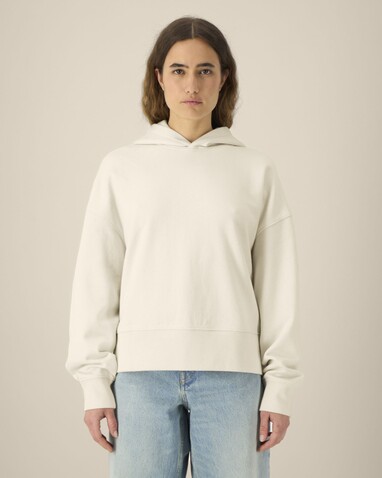 Voicer - Der Boxy Unisex-Hoodie aus recycelter Baumwolle - Natural Raw - XXL bedrucken, Art.-Nr. STSU256C0542X