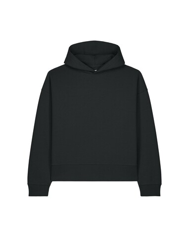 Voicer - Der Boxy Unisex-Hoodie aus recycelter Baumwolle - Black - XL bedrucken, Art.-Nr. STSU256C0021X