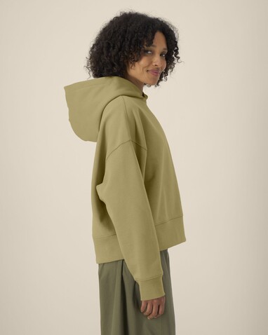 Voicer - Der Boxy Unisex-Hoodie aus recycelter Baumwolle - Faded Olive - 3XL bedrucken, Art.-Nr. STSU256C1533X Voicer - Der Boxy Unisex-Hoodie aus recycelter Baumwolle - Faded Olive - 3XL bedrucken, Art.-Nr. STSU256C1533X