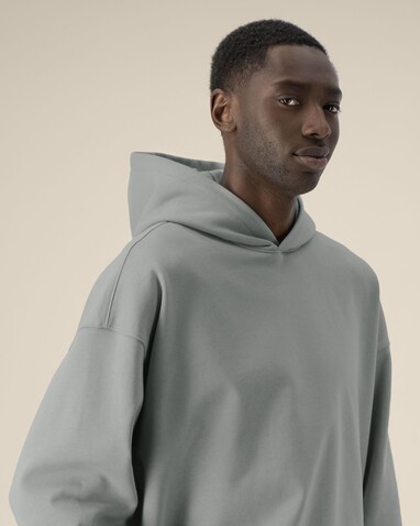 Voicer - Der Boxy Unisex-Hoodie aus recycelter Baumwolle - Misty Grey - S bedrucken, Art.-Nr. STSU256C1381S Voicer - Der Boxy Unisex-Hoodie aus recycelter Baumwolle - Misty Grey - S bedrucken, Art.-Nr. STSU256C1381S