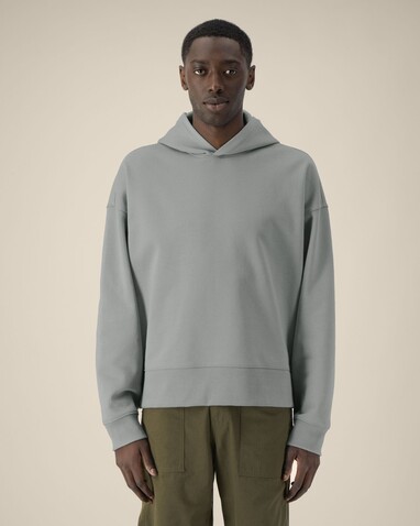 Voicer - Der Boxy Unisex-Hoodie aus recycelter Baumwolle - Misty Grey - 3XL bedrucken, Art.-Nr. STSU256C1383X Voicer - Der Boxy Unisex-Hoodie aus recycelter Baumwolle - Misty Grey - 3XL bedrucken, Art.-Nr. STSU256C1383X