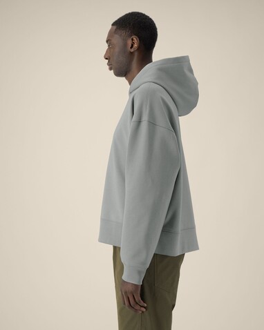 Voicer - Der Boxy Unisex-Hoodie aus recycelter Baumwolle - Misty Grey - S bedrucken, Art.-Nr. STSU256C1381S Voicer - Der Boxy Unisex-Hoodie aus recycelter Baumwolle - Misty Grey - S bedrucken, Art.-Nr. STSU256C1381S