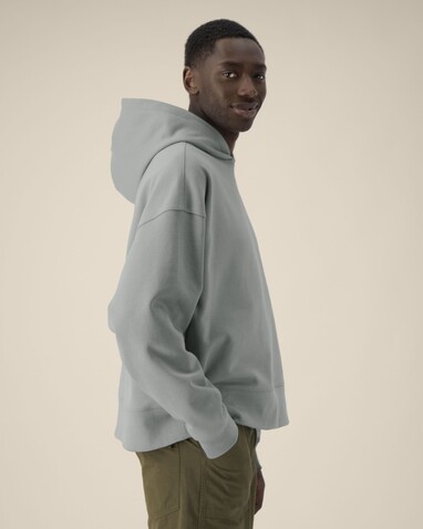 Voicer - Der Boxy Unisex-Hoodie aus recycelter Baumwolle - Misty Grey - 3XL bedrucken, Art.-Nr. STSU256C1383X Voicer - Der Boxy Unisex-Hoodie aus recycelter Baumwolle - Misty Grey - 3XL bedrucken, Art.-Nr. STSU256C1383X