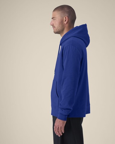 Gamechanger - Der Unisex-Hoodie aus recycelter Baumwolle - Worker Blue - XL bedrucken, Art.-Nr. STSU257C0881X
