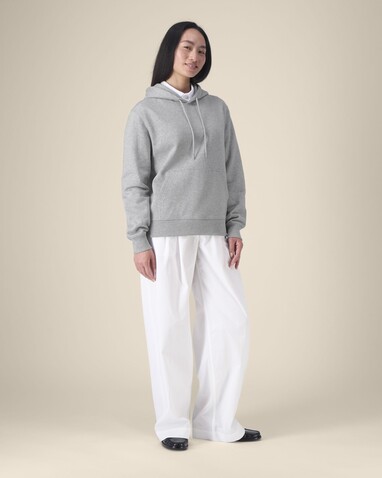 Gamechanger - Der Unisex-Hoodie aus recycelter Baumwolle - Heather Grey - 3XL bedrucken, Art.-Nr. STSU257C2503X