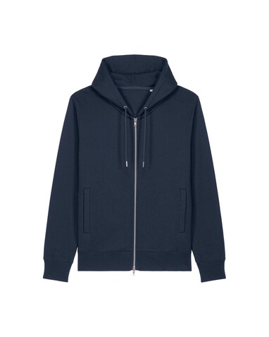Astor - Der Unisex-Zip-Hoodie aus Baumwolle-TENCEL™ Modal - French Navy - XS bedrucken, Art.-Nr. STSU261C727XS