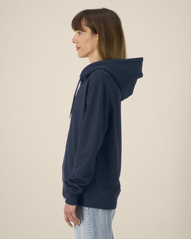 Astor - Der Unisex-Zip-Hoodie aus Baumwolle-TENCEL™ Modal - French Navy - 3XL bedrucken, Art.-Nr. STSU261C7273X