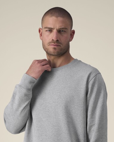 Thinker - Das Rundhals-Unisex-Sweatshirt aus recycelter Baumwolle - Heather Grey - 4XL bedrucken, Art.-Nr. STSU269C2504X Thinker - Das Rundhals-Unisex-Sweatshirt aus recycelter Baumwolle - Heather Grey - 4XL bedrucken, Art.-Nr. STSU269C2504X