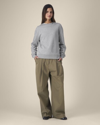 Thinker - Das Rundhals-Unisex-Sweatshirt aus recycelter Baumwolle - Heather Grey - 3XL bedrucken, Art.-Nr. STSU269C2503X