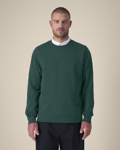 Thinker - Das Rundhals-Unisex-Sweatshirt aus recycelter Baumwolle - Glazed Green - M bedrucken, Art.-Nr. STSU269C0361M