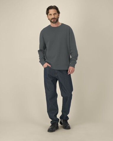 Thinker - Das Rundhals-Unisex-Sweatshirt aus recycelter Baumwolle - Anthracite - 4XL bedrucken, Art.-Nr. STSU269C2534X Thinker - Das Rundhals-Unisex-Sweatshirt aus recycelter Baumwolle - Anthracite - 4XL bedrucken, Art.-Nr. STSU269C2534X