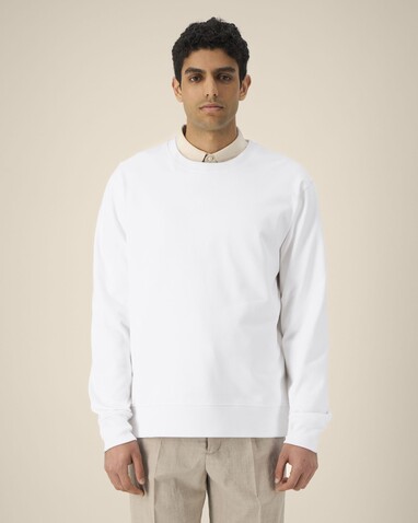 Thinker - Das Rundhals-Unisex-Sweatshirt aus recycelter Baumwolle - White - XXS bedrucken, Art.-Nr. STSU269C0012S Thinker - Das Rundhals-Unisex-Sweatshirt aus recycelter Baumwolle - White - XXS bedrucken, Art.-Nr. STSU269C0012S