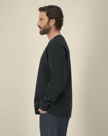 Thinker - Das Rundhals-Unisex-Sweatshirt aus recycelter Baumwolle - Black - 5XL bedrucken, Art.-Nr. STSU269C0025X