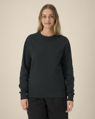 Thinker - Das Rundhals-Unisex-Sweatshirt aus recycelter Baumwolle - Black - 4XL bedrucken, Art.-Nr. STSU269C0024X