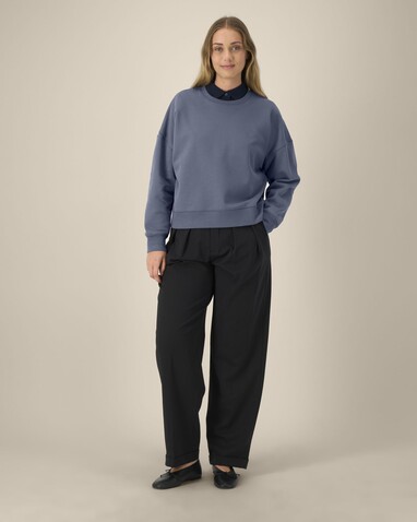 Stella Alma - Das Iconic Damen-Rundhals-Sweatshirt - Blue Grey - L bedrucken, Art.-Nr. STSW212C1561L