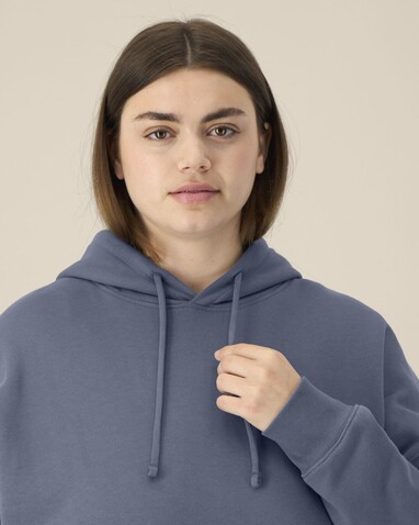 Stella Nora - Der Iconic Damen-Hoodie - Blue Grey - XL bedrucken, Art.-Nr. STSW213C1561X
