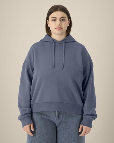 Stella Nora - Der Iconic Damen-Hoodie - Blue Grey - XL bedrucken, Art.-Nr. STSW213C1561X