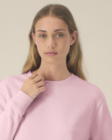 Stella Thinker - Das Damen-Rundhals-Sweatshirt aus recycelter Baumwolle - Cotton Pink - XS bedrucken, Art.-Nr. STSW254C005XS