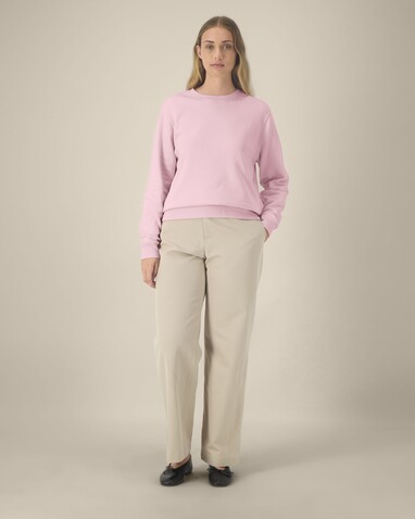 Stella Thinker - Das Damen-Rundhals-Sweatshirt aus recycelter Baumwolle - Cotton Pink - M bedrucken, Art.-Nr. STSW254C0051M Stella Thinker - Das Damen-Rundhals-Sweatshirt aus recycelter Baumwolle - Cotton Pink - M bedrucken, Art.-Nr. STSW254C0051M
