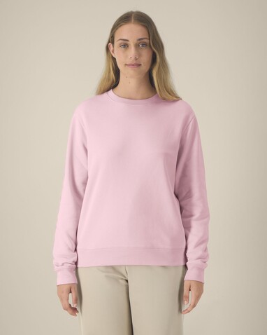 Stella Thinker - Das Damen-Rundhals-Sweatshirt aus recycelter Baumwolle - Cotton Pink - XS bedrucken, Art.-Nr. STSW254C005XS