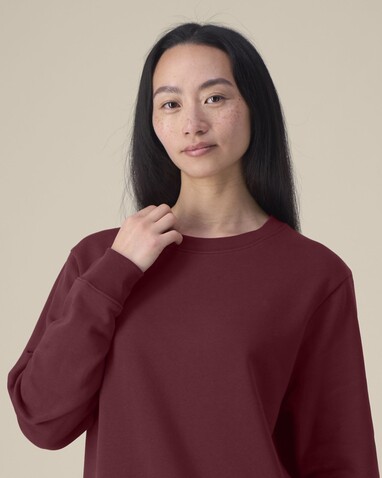 Stella Thinker - Das Damen-Rundhals-Sweatshirt aus recycelter Baumwolle - Burgundy - L bedrucken, Art.-Nr. STSW254C2441L Stella Thinker - Das Damen-Rundhals-Sweatshirt aus recycelter Baumwolle - Burgundy - L bedrucken, Art.-Nr. STSW254C2441L
