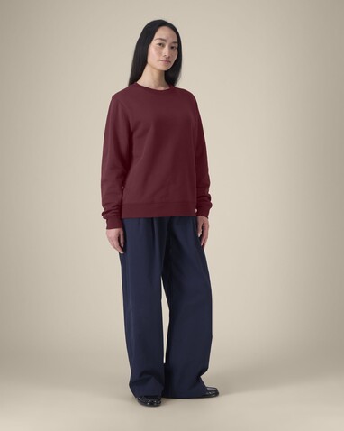Stella Thinker - Das Damen-Rundhals-Sweatshirt aus recycelter Baumwolle - Burgundy - XL bedrucken, Art.-Nr. STSW254C2441X Stella Thinker - Das Damen-Rundhals-Sweatshirt aus recycelter Baumwolle - Burgundy - XL bedrucken, Art.-Nr. STSW254C2441X