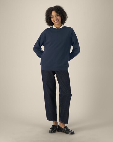 Stella Thinker - Das Damen-Rundhals-Sweatshirt aus recycelter Baumwolle - French Navy - XXL bedrucken, Art.-Nr. STSW254C7272X Stella Thinker - Das Damen-Rundhals-Sweatshirt aus recycelter Baumwolle - French Navy - XXL bedrucken, Art.-Nr. STSW254C7272X
