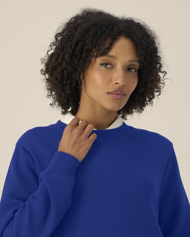 Stella Thinker - Das Damen-Rundhals-Sweatshirt aus recycelter Baumwolle - Worker Blue - L bedrucken, Art.-Nr. STSW254C0881L Stella Thinker - Das Damen-Rundhals-Sweatshirt aus recycelter Baumwolle - Worker Blue - L bedrucken, Art.-Nr. STSW254C0881L