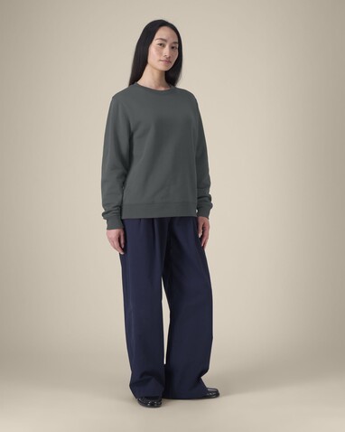 Stella Thinker - Das Damen-Rundhals-Sweatshirt aus recycelter Baumwolle - Anthracite - XL bedrucken, Art.-Nr. STSW254C2531X Stella Thinker - Das Damen-Rundhals-Sweatshirt aus recycelter Baumwolle - Anthracite - XL bedrucken, Art.-Nr. STSW254C2531X