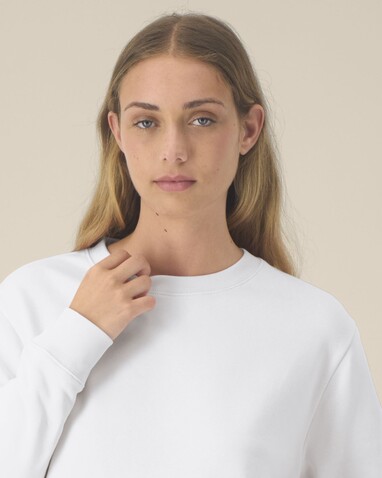 Stella Thinker - Das Damen-Rundhals-Sweatshirt aus recycelter Baumwolle - White - 3XL bedrucken, Art.-Nr. STSW254C0013X Stella Thinker - Das Damen-Rundhals-Sweatshirt aus recycelter Baumwolle - White - 3XL bedrucken, Art.-Nr. STSW254C0013X