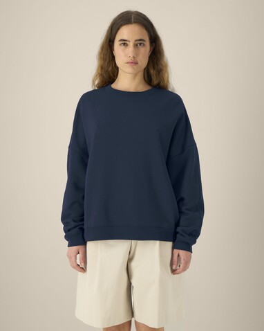 Stella Lianna - Das Damen-Rundhals-Sweatshirt aus Baumwolle-TENCEL™ Modal - French Navy - XS bedrucken, Art.-Nr. STSW262C727XS Stella Lianna - Das Damen-Rundhals-Sweatshirt aus Baumwolle-TENCEL™ Modal - French Navy - XS bedrucken, Art.-Nr. STSW262C727XS