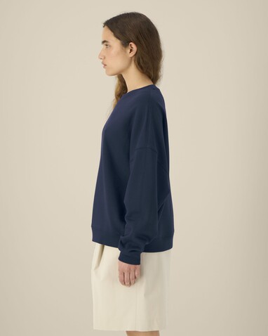 Stella Lianna - Das Damen-Rundhals-Sweatshirt aus Baumwolle-TENCEL™ Modal - French Navy - XS bedrucken, Art.-Nr. STSW262C727XS Stella Lianna - Das Damen-Rundhals-Sweatshirt aus Baumwolle-TENCEL™ Modal - French Navy - XS bedrucken, Art.-Nr. STSW262C727XS