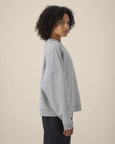 Stella Lianna - Das Damen-Rundhals-Sweatshirt aus Baumwolle-TENCEL™ Modal - Heather Grey - XS bedrucken, Art.-Nr. STSW262C250XS Stella Lianna - Das Damen-Rundhals-Sweatshirt aus Baumwolle-TENCEL™ Modal - Heather Grey - XS bedrucken, Art.-Nr. STSW262C250XS