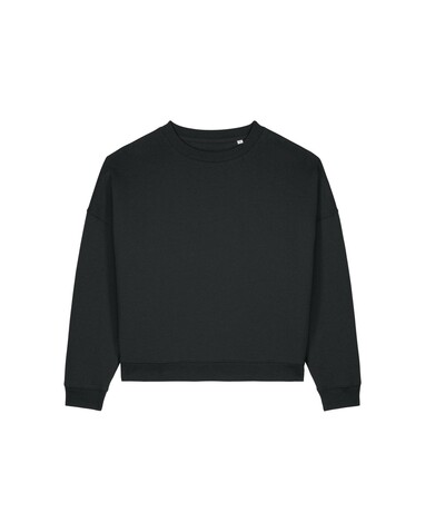 Stella Lianna - Das Damen-Rundhals-Sweatshirt aus Baumwolle-TENCEL™ Modal - Black - XXL bedrucken, Art.-Nr. STSW262C0022X Stella Lianna - Das Damen-Rundhals-Sweatshirt aus Baumwolle-TENCEL™ Modal - Black - XXL bedrucken, Art.-Nr. STSW262C0022X