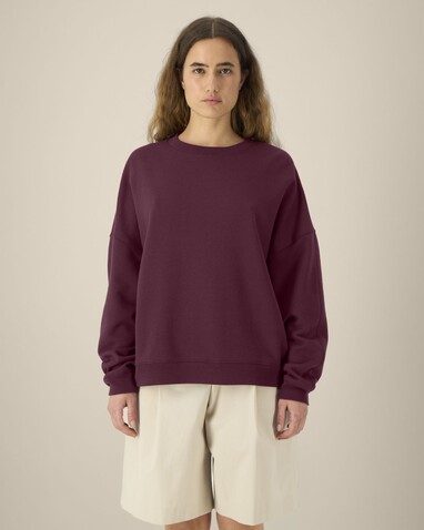 Stella Lianna - Das Damen-Rundhals-Sweatshirt aus Baumwolle-TENCEL™ Modal - Deep Plum - XXL bedrucken, Art.-Nr. STSW262C1512X Stella Lianna - Das Damen-Rundhals-Sweatshirt aus Baumwolle-TENCEL™ Modal - Deep Plum - XXL bedrucken, Art.-Nr. STSW262C1512X