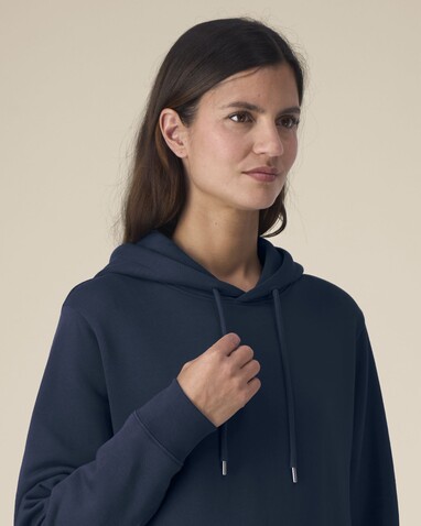 Stella Gamechanger - Der Damen-Hoodie aus recycelter Baumwolle - French Navy - XL bedrucken, Art.-Nr. STSW268C7271X