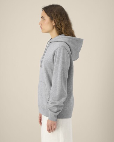 Stella Gamechanger - Der Damen-Hoodie aus recycelter Baumwolle - Heather Grey - M bedrucken, Art.-Nr. STSW268C2501M