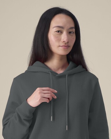 Stella Gamechanger - Der Damen-Hoodie aus recycelter Baumwolle - Anthracite - M bedrucken, Art.-Nr. STSW268C2531M