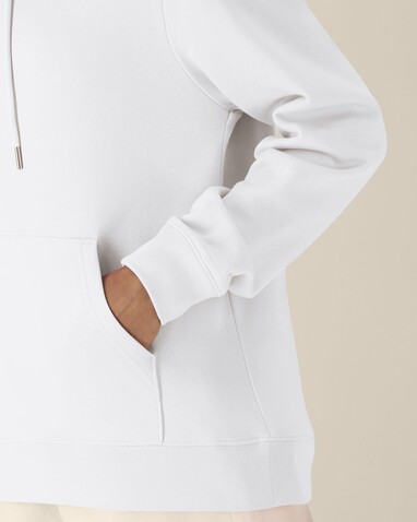 Stella Gamechanger - Der Damen-Hoodie aus recycelter Baumwolle - White - M bedrucken, Art.-Nr. STSW268C0011M