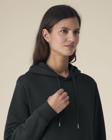 Stella Gamechanger - Der Damen-Hoodie aus recycelter Baumwolle - Black - L bedrucken, Art.-Nr. STSW268C0021L Stella Gamechanger - Der Damen-Hoodie aus recycelter Baumwolle - Black - L bedrucken, Art.-Nr. STSW268C0021L