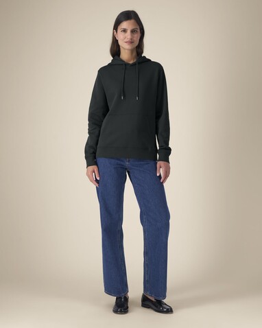 Stella Gamechanger - Der Damen-Hoodie aus recycelter Baumwolle - Black - XXL bedrucken, Art.-Nr. STSW268C0022X