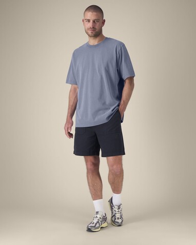Freestyler Vintage - Das schwere Garment-Dyed Unisex-T-Shirt - G. Dyed Blue Grey - XXS bedrucken, Art.-Nr. STTU073C1582S