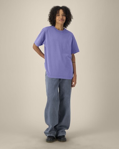 Freestyler Vintage - Das schwere Garment-Dyed Unisex-T-Shirt - G. Dyed Purple Love - L bedrucken, Art.-Nr. STTU073C1611L