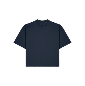 Hypster - Das Unisex-T-Shirt Boxy aus recycelter Baumwolle - French Navy - 3XL bedrucken, Art.-Nr. STTU258C7273X