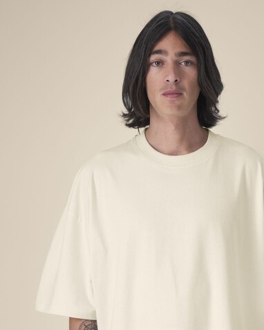 Hypster - Das Unisex-T-Shirt Boxy aus recycelter Baumwolle - Natural Raw - XXS bedrucken, Art.-Nr. STTU258C0542S