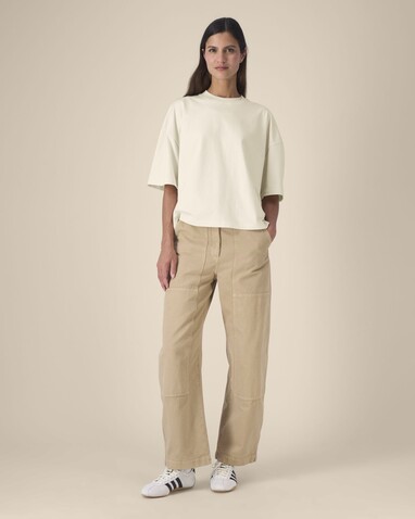Hypster - Das Unisex-T-Shirt Boxy aus recycelter Baumwolle - Natural Raw - XS bedrucken, Art.-Nr. STTU258C054XS